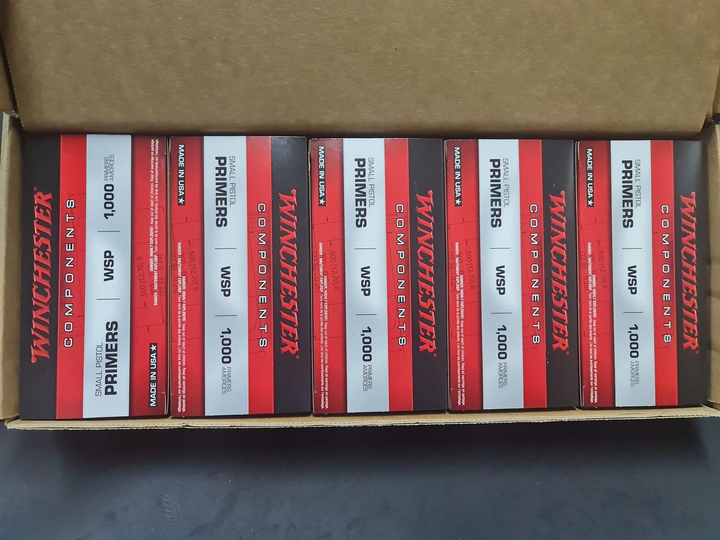 Winchester small pistol primers  2